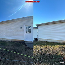 House Washing Project in O'Fallon, MO – Bringing White Siding Back to Life!